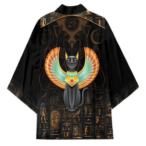 Winged Egypt Cats Kimono Ancient Egypt Culture