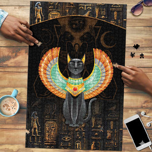 Winged Egypt Cats Puzzle Ancient Egypt Culture