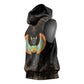 Winged Egypt Cats Sleeveless Hoodie Ancient Egypt Culture - African Pride