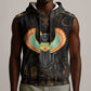 Winged Egypt Cats Sleeveless Hoodie Ancient Egypt Culture - African Pride