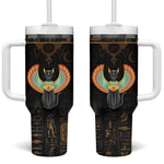 Winged Egypt Cats Tumbler With Handle Ancient Egypt Culture