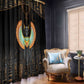Winged Egypt Cats Window Curtain Ancient Egypt Culture