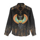 Winged Egypt Cats Women Casual Shirt Ancient Egypt Culture LT9