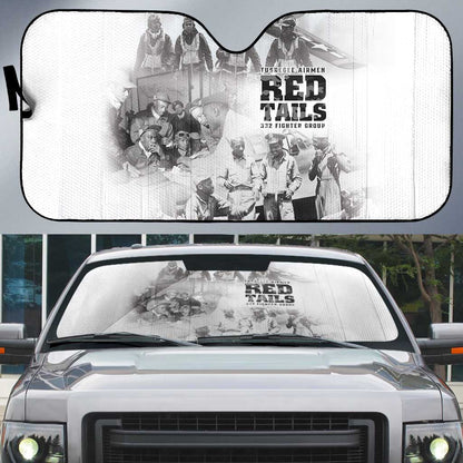 Tuskegee Airmen 332nd Fighter Group Auto Sun Shade The First to Fly with Honor