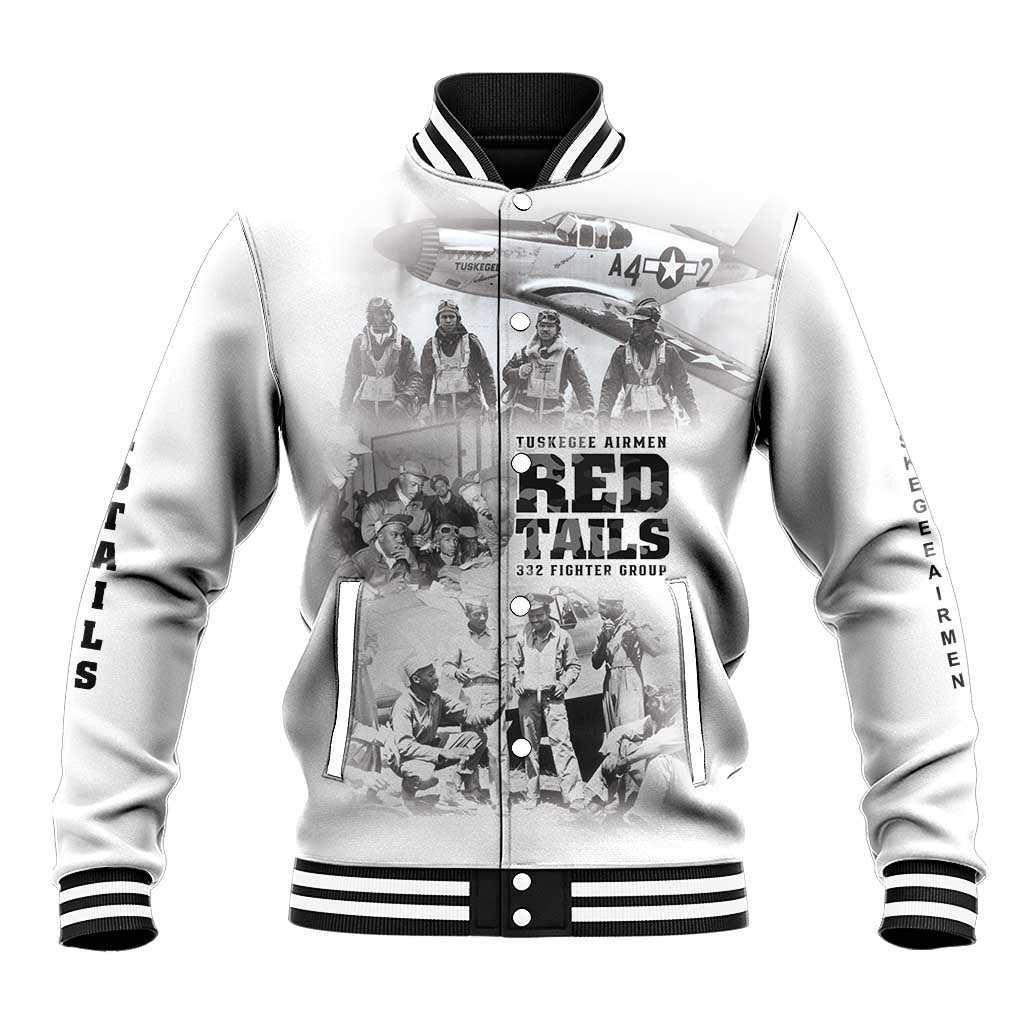 Tuskegee Airmen 332nd Fighter Group Baseball Jacket The First to Fly with Honor - African Pride