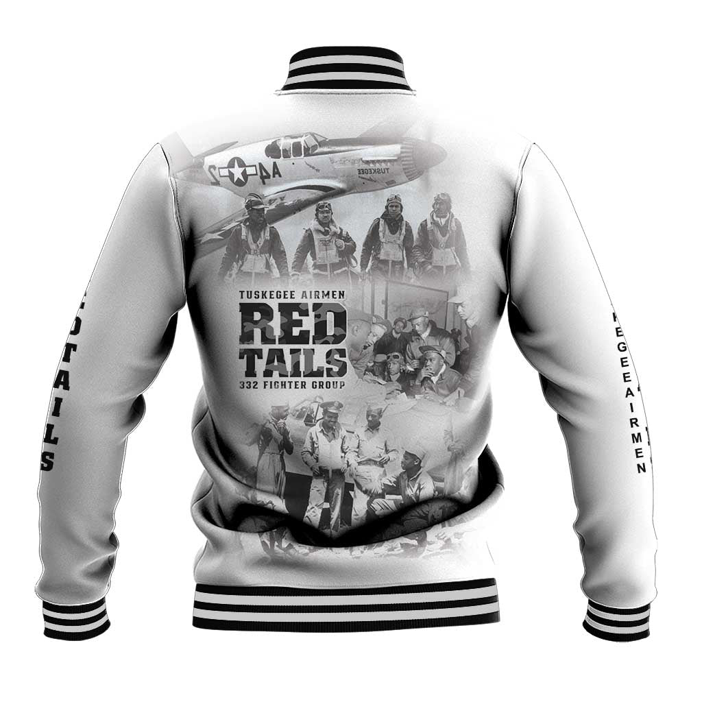 Tuskegee Airmen 332nd Fighter Group Baseball Jacket The First to Fly with Honor - African Pride