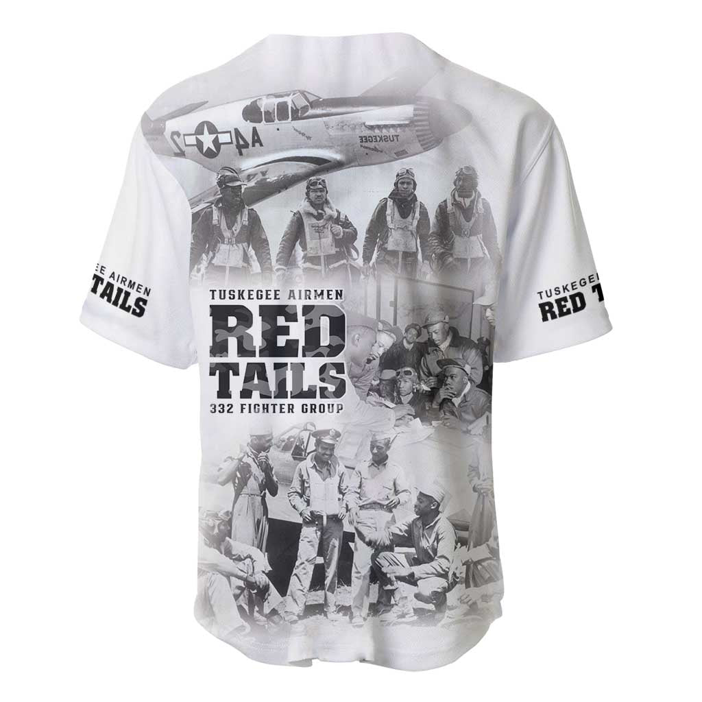 Tuskegee Airmen 332nd Fighter Group Baseball Jersey The First to Fly with Honor - African Pride