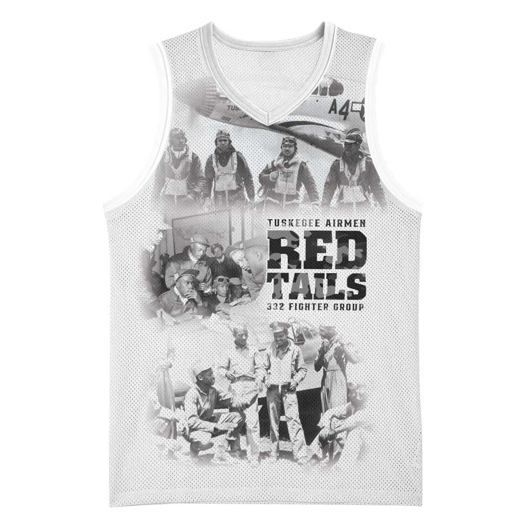 Tuskegee Airmen 332nd Fighter Group Basketball Jersey The First to Fly with Honor - African Pride