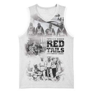 Tuskegee Airmen 332nd Fighter Group Basketball Jersey The First to Fly with Honor - African Pride