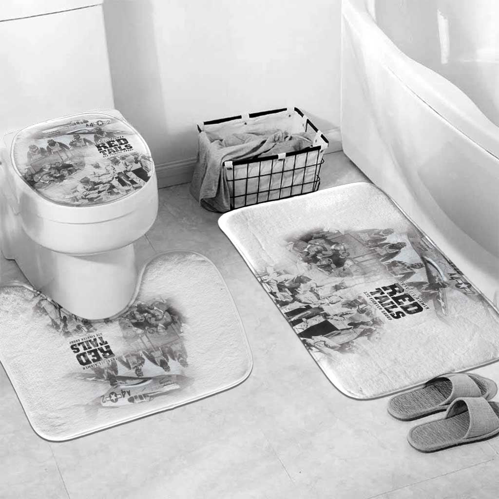Tuskegee Airmen 332nd Fighter Group Bathroom Set The First to Fly with Honor