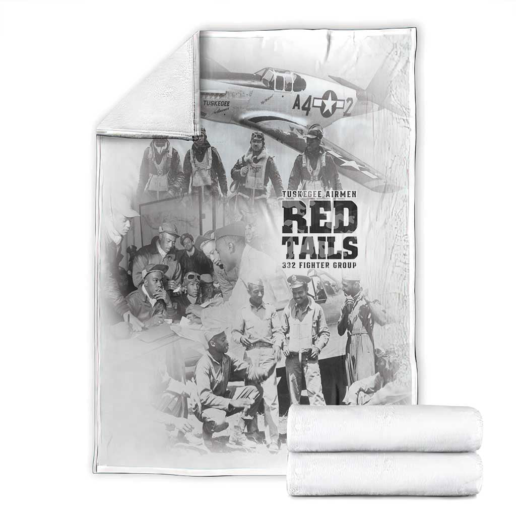 Tuskegee Airmen 332nd Fighter Group Blanket The First to Fly with Honor - African Pride