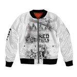 Tuskegee Airmen 332nd Fighter Group Bomber Jacket The First to Fly with Honor - African Pride