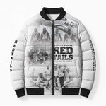 Tuskegee Airmen 332nd Fighter Group Bomber Puffer Jacket The First to Fly with Honor