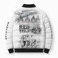 Tuskegee Airmen 332nd Fighter Group Bomber Puffer Jacket The First to Fly with Honor