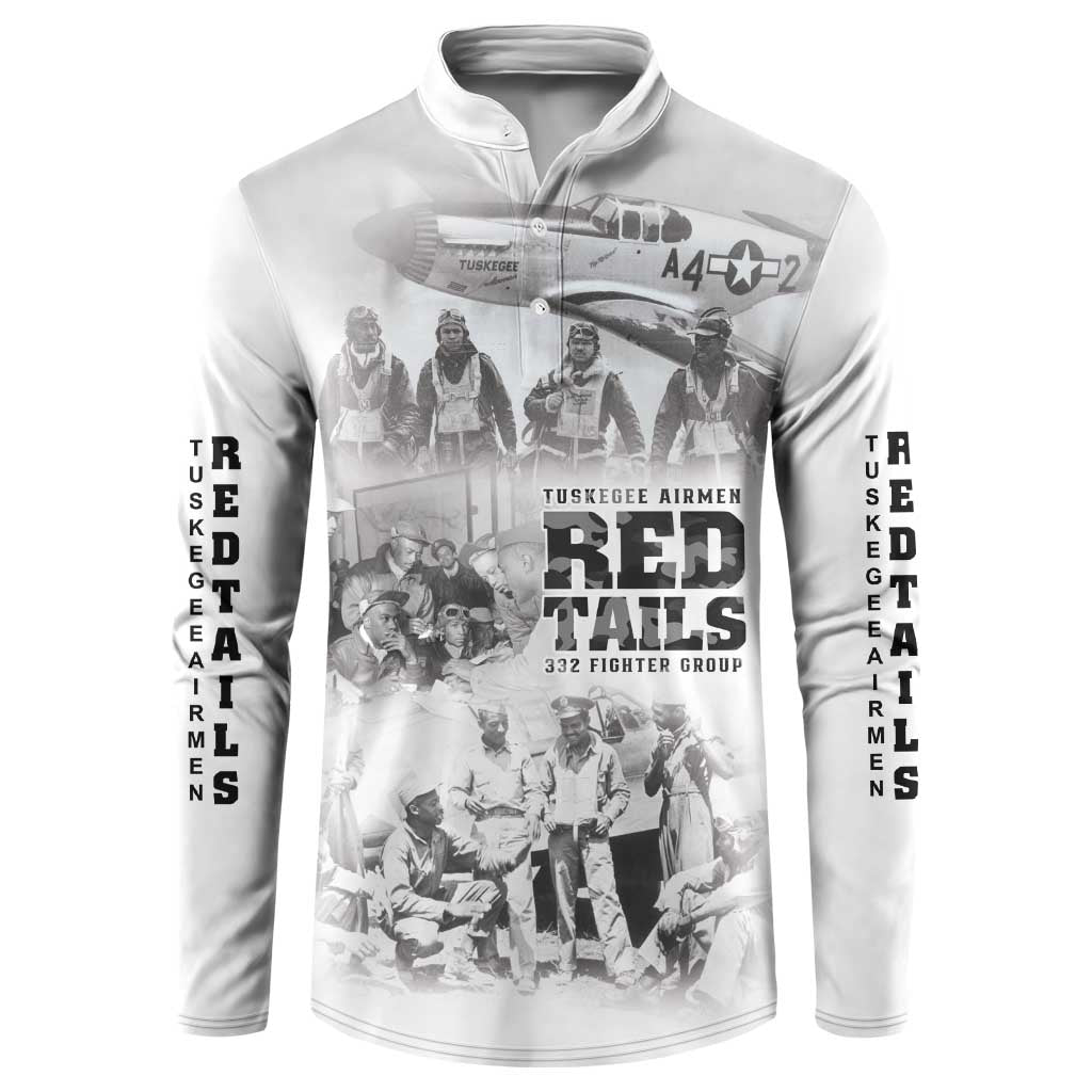 Tuskegee Airmen 332nd Fighter Group Button Sweatshirt The First to Fly with Honor