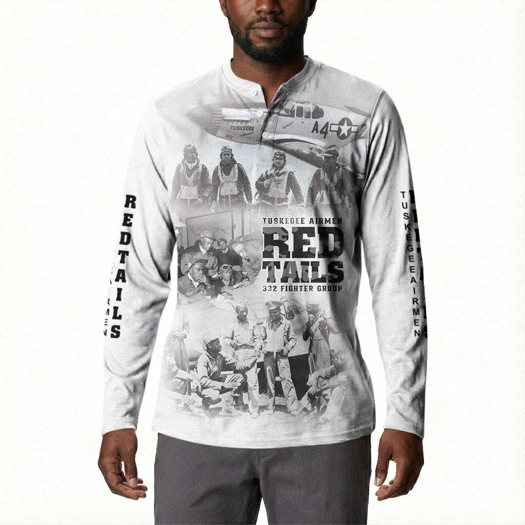 Tuskegee Airmen 332nd Fighter Group Button Sweatshirt The First to Fly with Honor