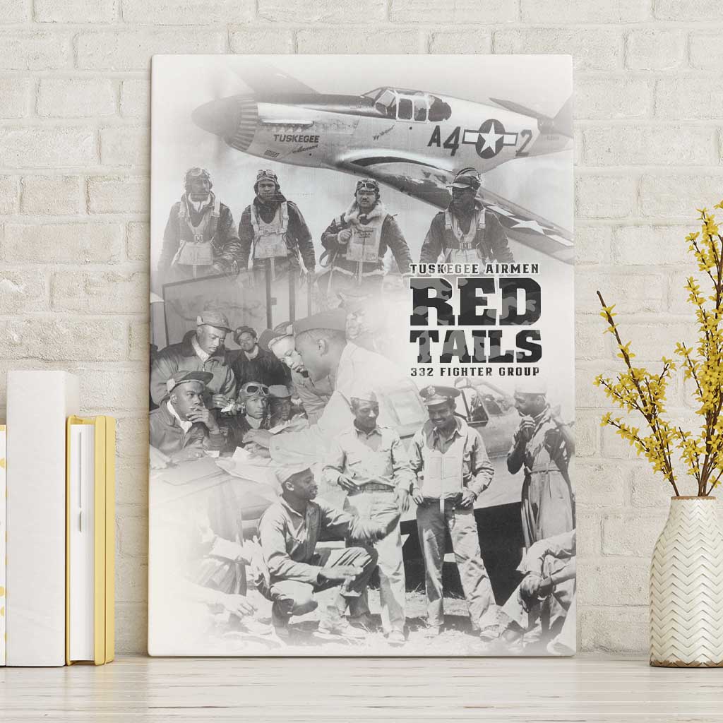 Tuskegee Airmen 332nd Fighter Group Canvas Wall Art The First to Fly with Honor - African Pride