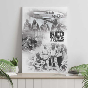 Tuskegee Airmen 332nd Fighter Group Canvas Wall Art The First to Fly with Honor - African Pride
