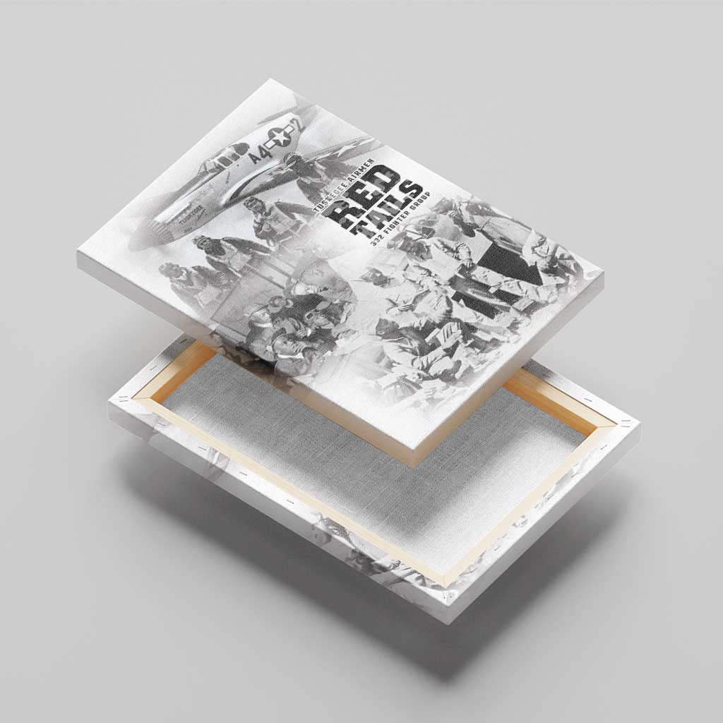 Tuskegee Airmen 332nd Fighter Group Canvas Wall Art The First to Fly with Honor - African Pride