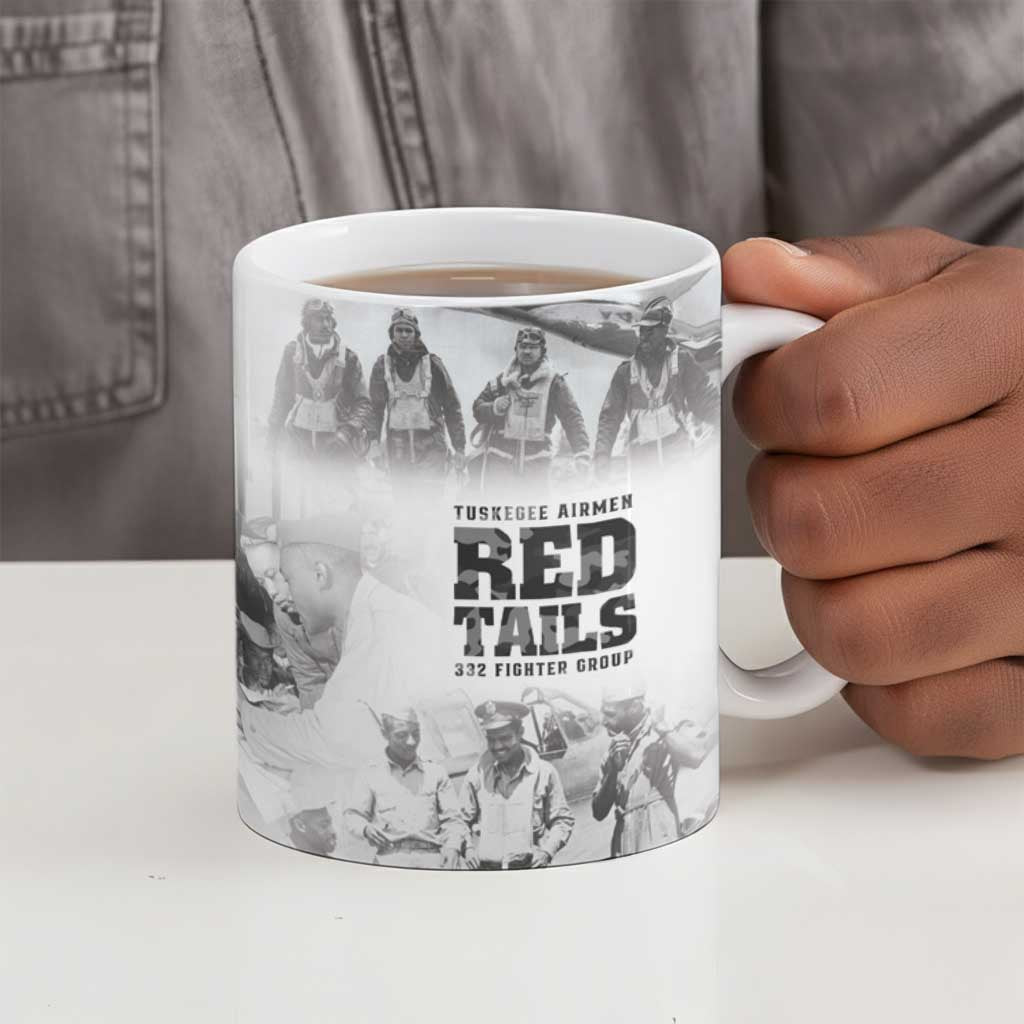 Tuskegee Airmen 332nd Fighter Group Ceramic Mug The First to Fly with Honor