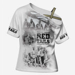 Tuskegee Airmen 332nd Fighter Group Cross Shoulder Shirt The First to Fly with Honor
