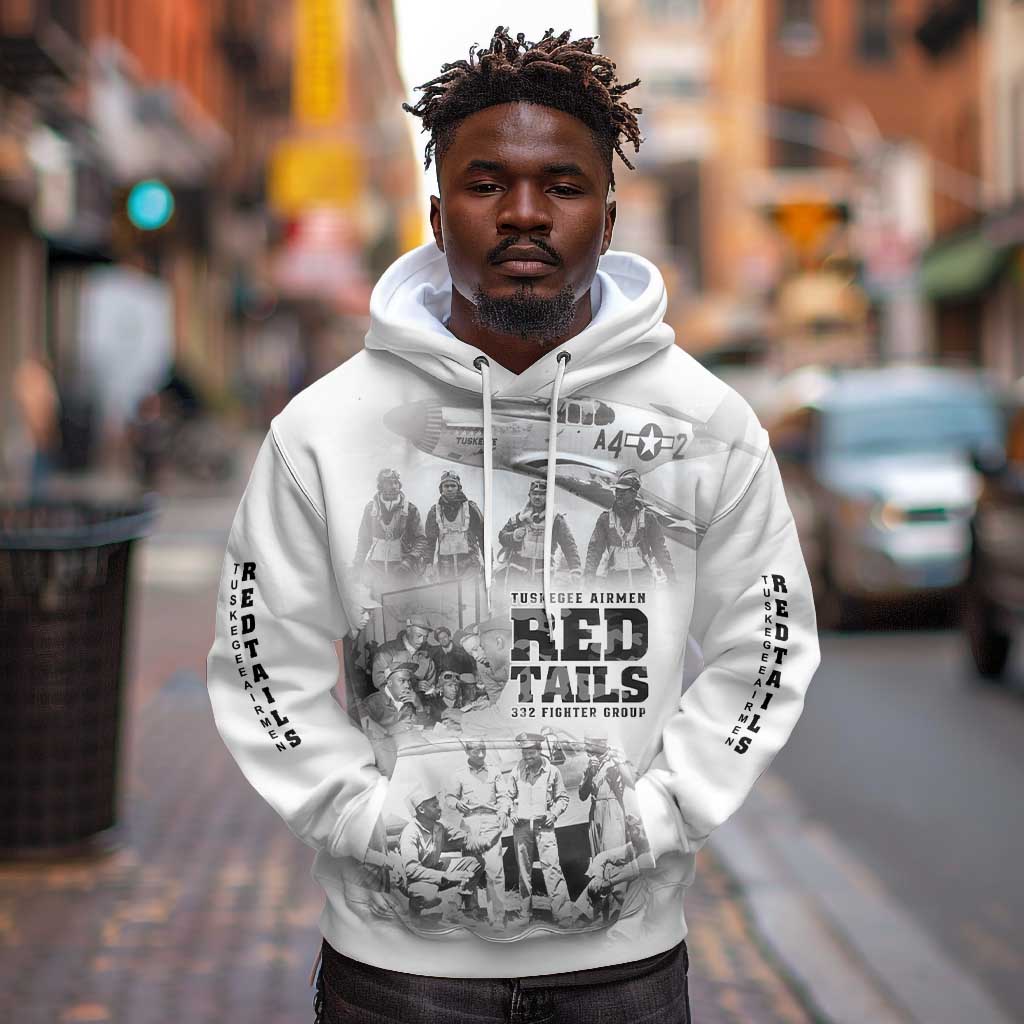 Tuskegee Airmen 332nd Fighter Group Hoodie The First to Fly with Honor - African Pride