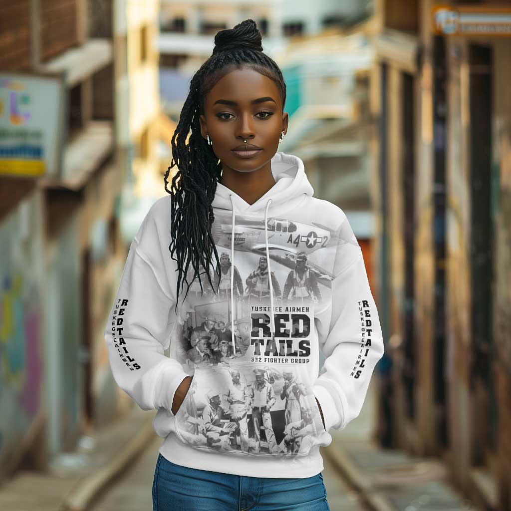 Tuskegee Airmen 332nd Fighter Group Hoodie The First to Fly with Honor - African Pride