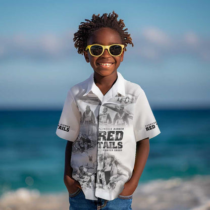 Tuskegee Airmen 332nd Fighter Group Kid Hawaiian Shirt The First to Fly with Honor - African Pride