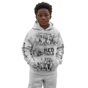 Tuskegee Airmen 332nd Fighter Group Kid Hoodie The First to Fly with Honor - African Pride