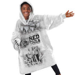 Tuskegee Airmen 332nd Fighter Group Kid Wearable Blanket Hoodie The First to Fly with Honor - African Pride