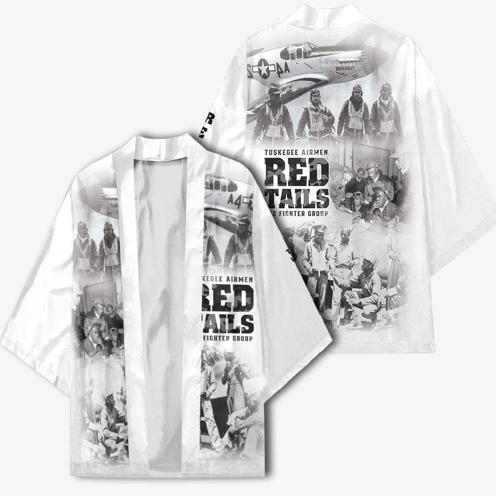 Tuskegee Airmen 332nd Fighter Group Kimono The First to Fly with Honor