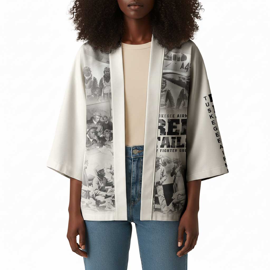 Tuskegee Airmen 332nd Fighter Group Kimono The First to Fly with Honor