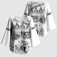 Tuskegee Airmen 332nd Fighter Group Kimono Sleeve Blouse The First to Fly with Honor