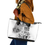 Tuskegee Airmen 332nd Fighter Group Leather Tote Bag The First to Fly with Honor - African Pride