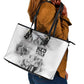 Tuskegee Airmen 332nd Fighter Group Leather Tote Bag The First to Fly with Honor - African Pride
