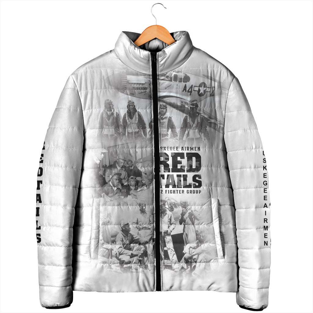 Tuskegee Airmen 332nd Fighter Group Padded Jacket The First to Fly with Honor