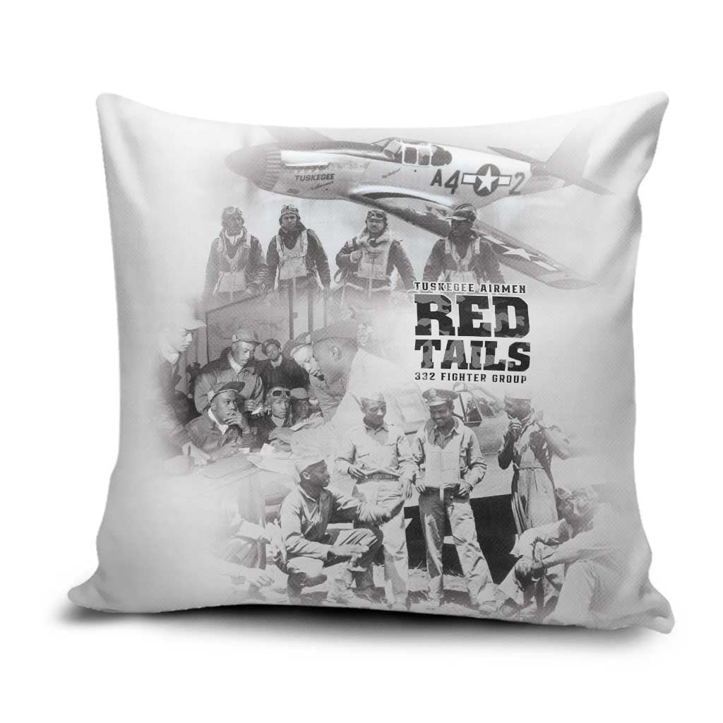 Tuskegee Airmen 332nd Fighter Group Pillow Cover The First to Fly with Honor
