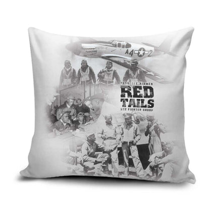 Tuskegee Airmen 332nd Fighter Group Pillow Cover The First to Fly with Honor
