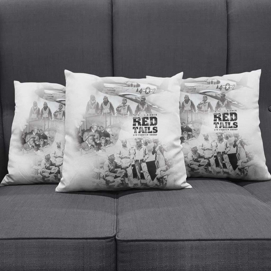 Tuskegee Airmen 332nd Fighter Group Pillow Cover The First to Fly with Honor