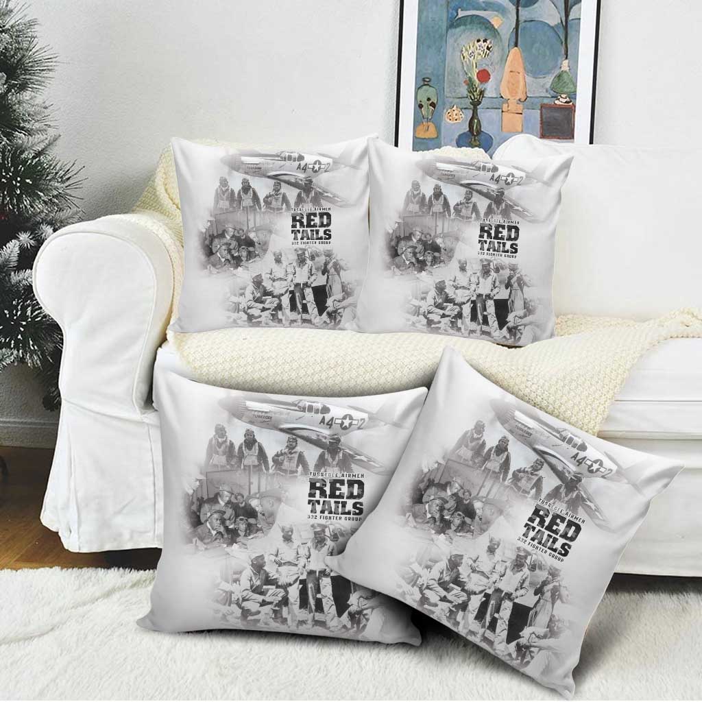Tuskegee Airmen 332nd Fighter Group Pillow Cover The First to Fly with Honor