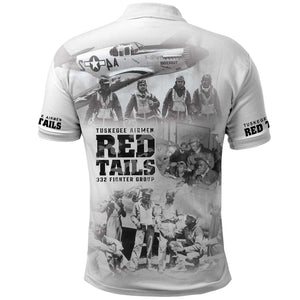 Tuskegee Airmen 332nd Fighter Group Polo Shirt The First to Fly with Honor - African Pride