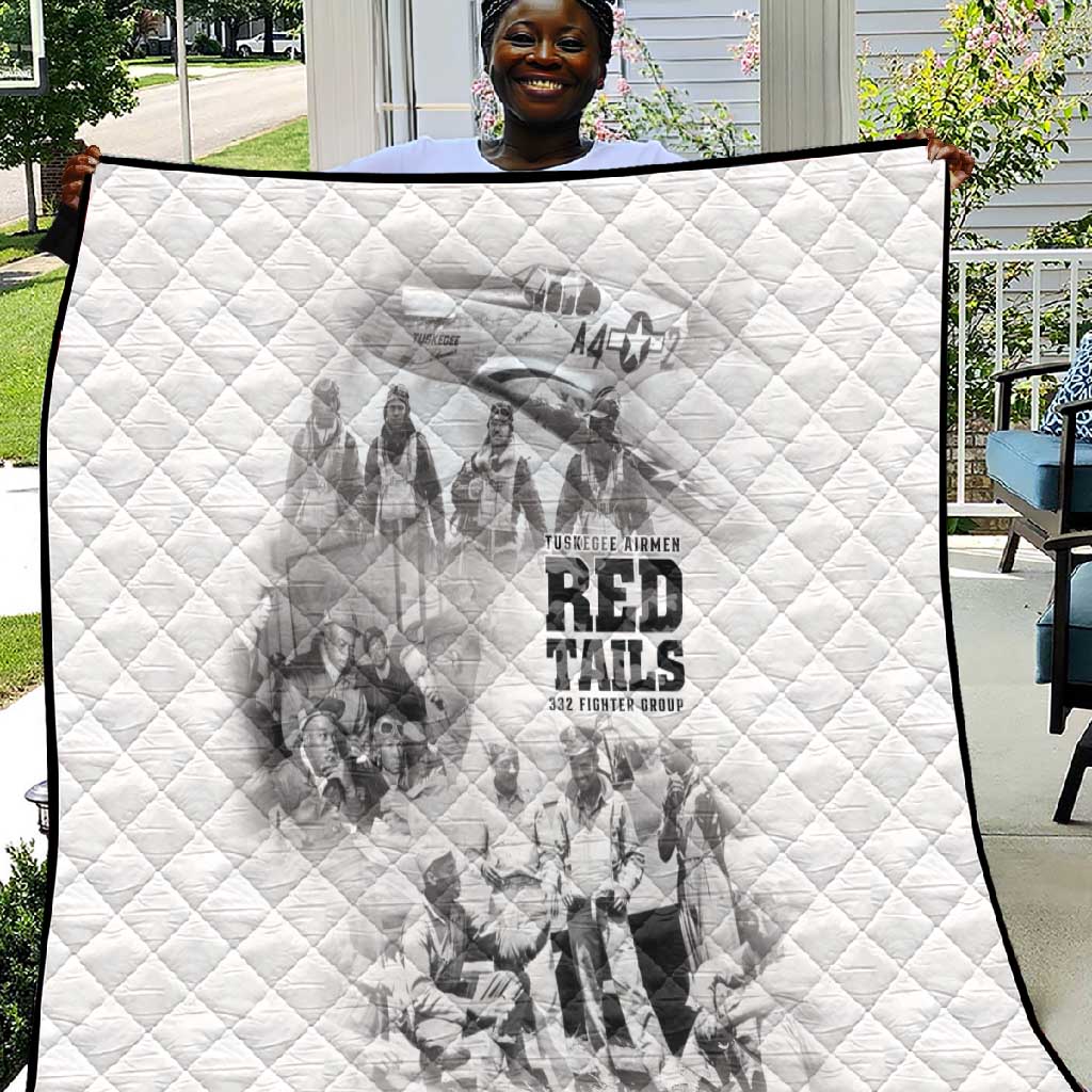 Tuskegee Airmen 332nd Fighter Group Quilt The First to Fly with Honor - African Pride
