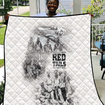 Tuskegee Airmen 332nd Fighter Group Quilt The First to Fly with Honor - African Pride