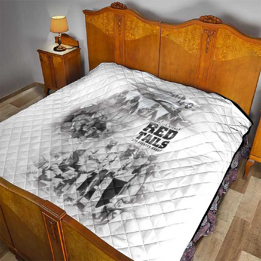 Tuskegee Airmen 332nd Fighter Group Quilt The First to Fly with Honor - African Pride