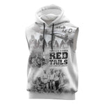 Tuskegee Airmen 332nd Fighter Group Sleeveless Hoodie The First to Fly with Honor - African Pride