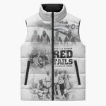 Tuskegee Airmen 332nd Fighter Group Sleeveless Puffer Jacket The First to Fly with Honor