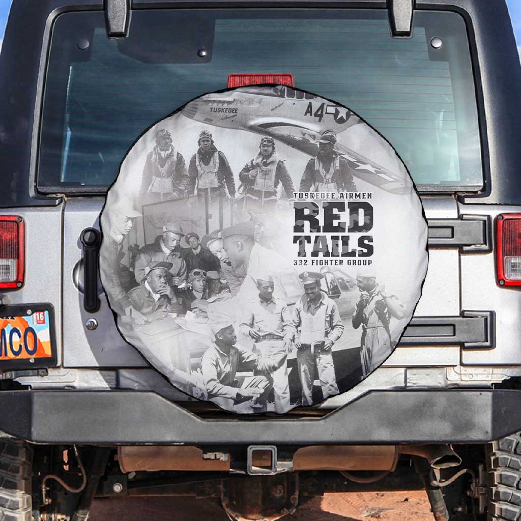 Tuskegee Airmen 332nd Fighter Group Spare Tire Cover The First to Fly with Honor - African Pride