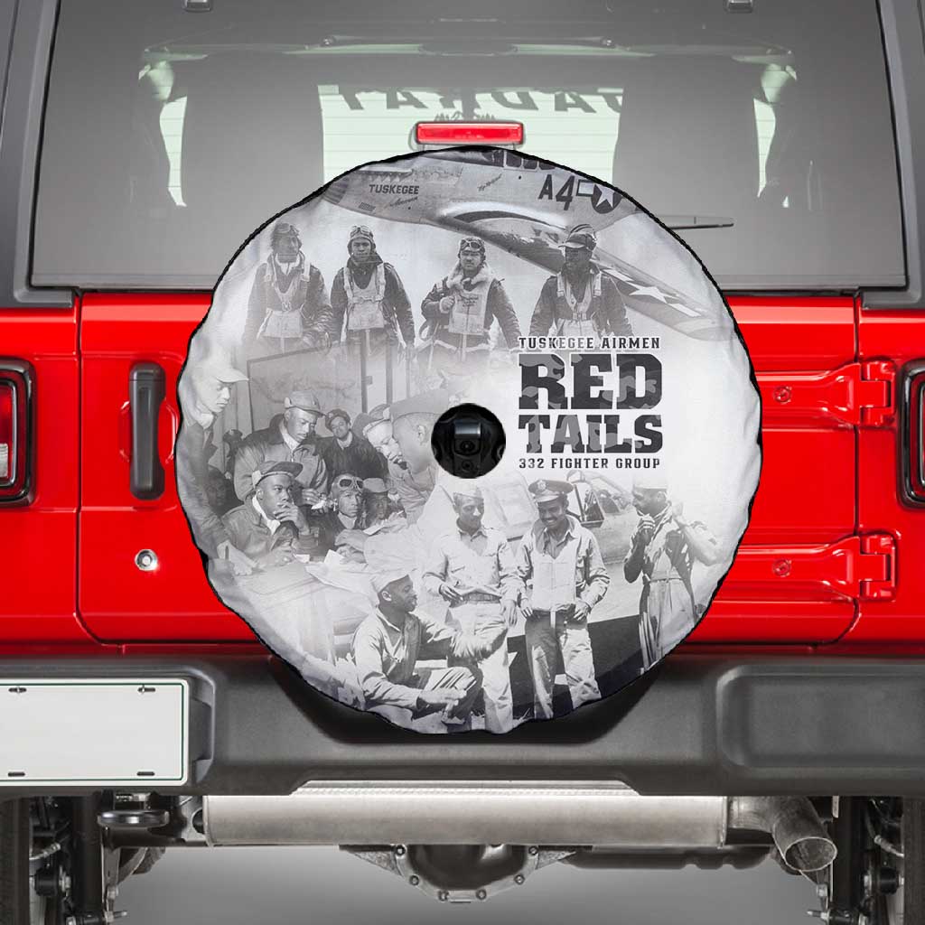 Tuskegee Airmen 332nd Fighter Group Spare Tire Cover The First to Fly with Honor - African Pride