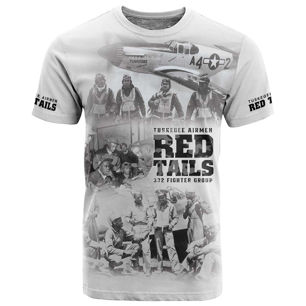 Tuskegee Airmen 332nd Fighter Group T shirt The First to Fly with Honor - African Pride