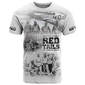 Tuskegee Airmen 332nd Fighter Group T shirt The First to Fly with Honor - African Pride